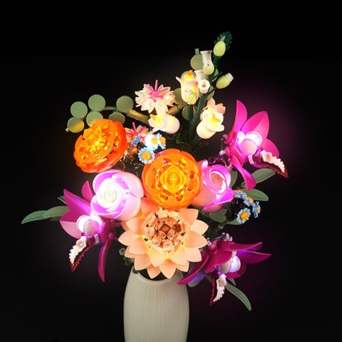 LIGHTAILING Licht-Set Für Lego-10342 Schöner Rosafarbener-Blumenstrauß - Led-Beleuchtungsset Kompatibel Mit Lego Bausteinen Modell - Modell Set Nicht Enthalten LIGHTAILING Licht-Set Für Lego-10342 Schöner Rosafarbener-Blumenstrauß - Led-Beleuchtungsset Kompatibel Mit Lego Bausteinen Modell - Modell Set Nicht Enthalten von LIGHTAILING
