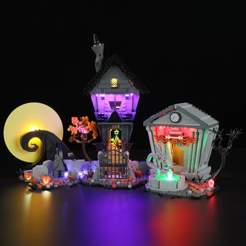 LIGHTAILING Licht-Set Für Lego- 21351 Tim Burtons Disney Film Nightmare Before Christmas - Led-Beleuchtungsset Kompatibel Mit Lego Bausteinen Modell - Modell Set Nicht Enthalten LIGHTAILING Licht-Set Für Lego- 21351 Tim Burtons Disney Film Nightmare Before Christmas - Led-Beleuchtungsset Kompatibel Mit Lego Bausteinen Modell - Modell Set Nicht Enthalten von LIGHTAILING