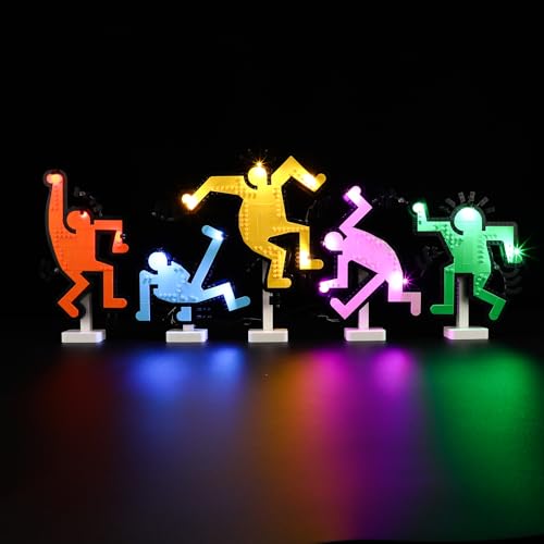 LIGHTAILING Licht-Set Für Lego-31216 Keith-Haring – Tanzende-Figuren - Led-Beleuchtungsset Kompatibel Mit Lego Bausteinen Modell - Modell Set Nicht Enthalten von LIGHTAILING