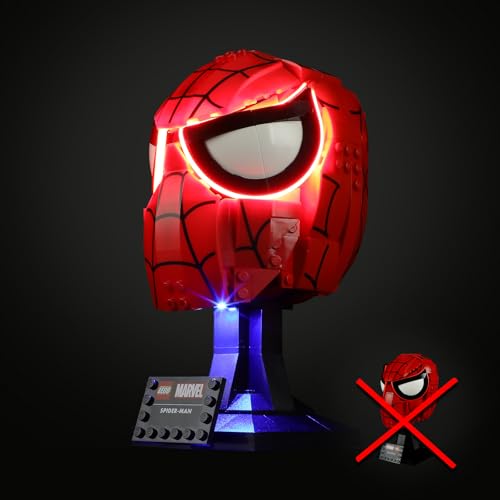 LIGHTAILING Licht-Set Für Lego-76285 Spider-Mans Maske - Led-Beleuchtungsset Kompatibel Mit Lego Bausteinen Modell - Modell Set Nicht Enthalten LIGHTAILING Licht-Set Für Lego-76285 Spider-Mans Maske - Led-Beleuchtungsset Kompatibel Mit Lego Bausteinen Modell - Modell Set Nicht Enthalten von LIGHTAILING