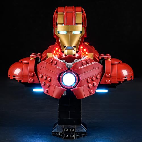 LIGHTAILING Licht-Set Für Lego-76327 Iron Man MK4 - Led-Beleuchtungsset Kompatibel Mit Lego Bausteinen Modell - Modell Set Nicht Enthalten von LIGHTAILING