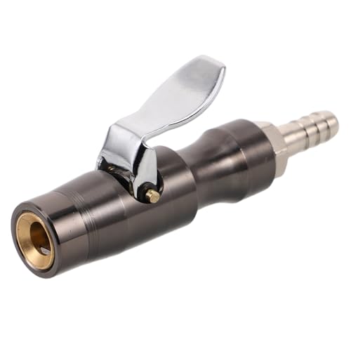 LIGHTAOTAO 1 Satz Robustem Reifenluft Adapter mit Selbstverriegelndem Luftventil und Präzisem Luftdruckmesser Kompatibel mit Autos Motorrädern und Fahrrädern für Sicheres Fahren von LIGHTAOTAO