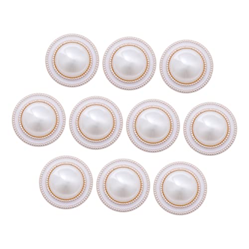 LIGHTAOTAO 10 Stück Rundform Perlenknöpfe für DIY Nähprojekte Abnehmbare Schmuckknöpfe für Kleidung Jacken und Accessoires Muster LIGHTAOTAO 10 Stück Rundform Perlenknöpfe für DIY Nähprojekte Abnehmbare Schmuckknöpfe für Kleidung Jacken und Accessoires Muster von LIGHTAOTAO