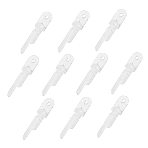 LIGHTAOTAO 10 Stück Teiliges Kunststoff Jalousie Haken Ersatzclip Transparent Vorhangstangen Zubehör Praktisch Leicht Fensterrollos Reparatur von LIGHTAOTAO