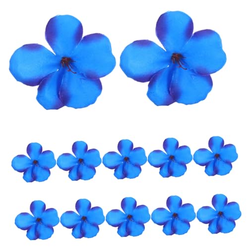 LIGHTAOTAO 100 Stück Künstliche Orchideenblüten Blau Langlebige Lebensechte Deko Blumen für Hochzeiten DIY Bastelprojekte Brautsträuße und Partyarrangements von LIGHTAOTAO