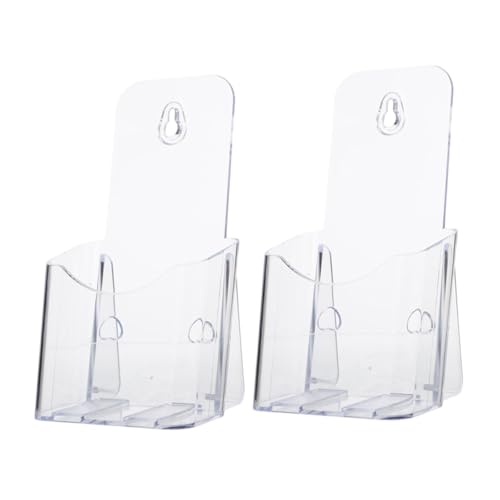 LIGHTAOTAO 2 Stück Acryl Dokumentenhalter Wandmontage und Schreibtisch Organizer Transparenter Broschürenhalter für Büro und Zuhause Platzsparend Wiederverwendbar für Prospekte und Flyer LIGHTAOTAO 2 Stück Acryl Dokumentenhalter Wandmontage und Schreibtisch Organizer Transparenter Broschürenhalter für Büro und Zuhause Platzsparend Wiederverwendbar für Prospekte und Flyer von LIGHTAOTAO