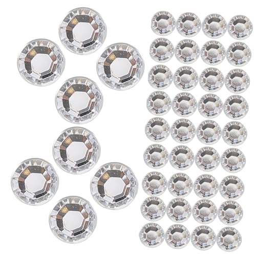 LIGHTAOTAO 250 Stück DIY Acryl Kristall Strasssteine Selbstklebend Klare Schmucksteine für Einladung Dekoration Bastelsteine für Kinderhandwerk Feinmotorik und Kreativität von LIGHTAOTAO