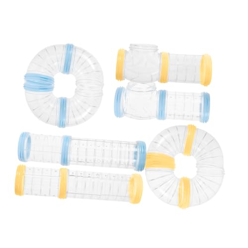 LIGHTAOTAO 2Sätze Hamster Röhren aus Robustem Material DIY Tunnel für Hamsterkäfige Transparentes Verbindungssystem für Kleine Haustiere Geeignet für Hamster Meerschweinchen und LIGHTAOTAO 2Sätze Hamster Röhren aus Robustem Material DIY Tunnel für Hamsterkäfige Transparentes Verbindungssystem für Kleine Haustiere Geeignet für Hamster Meerschweinchen und von LIGHTAOTAO