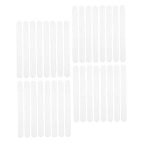 LIGHTAOTAO 36 Stück Teiliges Rutsch Badewannenstreifen aus Langlebigem Peva Transparente Selbstklebende Wasserfeste Aufkleber für Badewanne Dusche Treppen Pool Rutschhemmend Flexibel und von LIGHTAOTAO