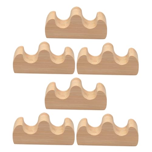 LIGHTAOTAO 6stücke Eleganter Kalligraphie Pinselhalter Aus Holz Hochwertiger Stifthalter Für Schreibtisch Und Malutensilien Zur Verbesserung Ihrer Schreib Malerfahrung von LIGHTAOTAO
