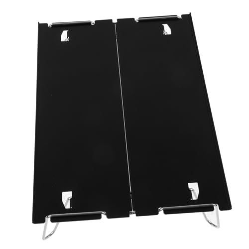 LIGHTAOTAO Faltbarer Campingtisch Tragbar Klapptisch Outdoor Mini Campingtisch für Picknick Klettern Teetisch Schwarz Schnell Abbau Ohne Werkzeug von LIGHTAOTAO
