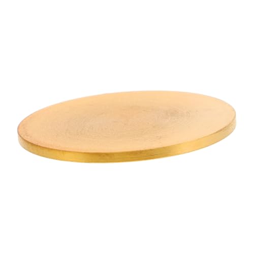 LIGHTAOTAO Handklemmkupferblatt tragbare Platten Stempeln Kupfer-Stanzrohlinge Stempelset selber Machen Massive Kupferstempel Prägeplatten aus Metall Stempelset aus Metall Golden von LIGHTAOTAO