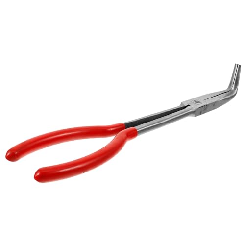 LIGHTAOTAO Schmelztiegel Zange Rote Griffe Metallguss Werkzeug Hitzebeständig Korrosionsresistent für Tiegelbecher Klammern Labor Schmuckherstellung DIY von LIGHTAOTAO