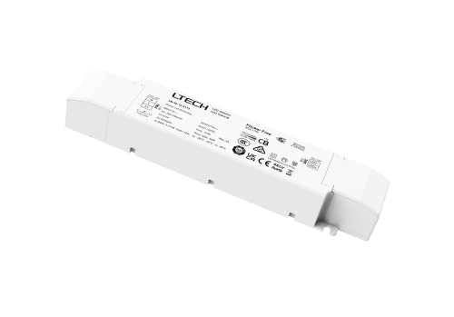 LIGHTEU®, 36 W 12 V DC 3 A TRIAC LED dimmbares Treiber Transformator Netzteil, 3in1 Unterstützung für Triac ELV und Push-DIM, dimmbares Netzteil von lighteu