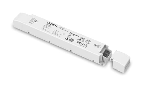 LIGHTEU®, 75 W 12 V DC 6,25 A TRIAC LED-dimmbares Treiber Transformator Netzteil, 3-in-1-Unterstützung für Triac ELV und Push-DIM-dimmbares Netzteil von lighteu