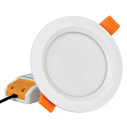 LIGHTEU®, Milight IP54 wasserdicht feuchtigkeitsdicht RGBCCT 6 WATTS LED Deckenleuchte SPOTLIGHT, smart rf aktiviert Wifi Steuerung LED Deckenlampe Downlight, Lichtwinkel einstellbar, FUT063 von lighteu