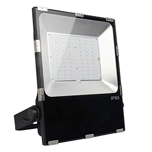 lighteu®, miboxer 100W AC100~240V Flutlicht RGBCCT und Farbtemperatur einstellbar WiFi LED Gartenrasenleuchte LED, IP66 wasserdicht ohne Stecker futt07 von lighteu