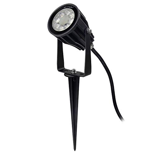 lighteu®, 6W AC100~240V Gartenstrahler RGBCCT und Farbtemperatur einstellbar WiFi LED Gartenrasenleuchte IP66 wasserdicht ohne Stecker futC04 von lighteu