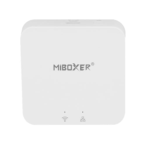 LIGHTEU®, Milight Miboxer Zigbee3.0 Gateway kompatibel mit allen Zigbee 3.0-Produkten, unterstützt TUYA Smart APP, Bluetooth Mesh Voice Control, ZB-Box3 von lighteu