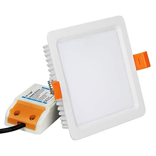 LIGHTEU®, Miboxer RGBCCT 9 WATTS square Quadrat LED Deckenleuchte, smart rf aktiviert Touch Remote Wifi Steuerung LED Downlight Deckenlampe 9W 700LM, FUT064 von lighteu