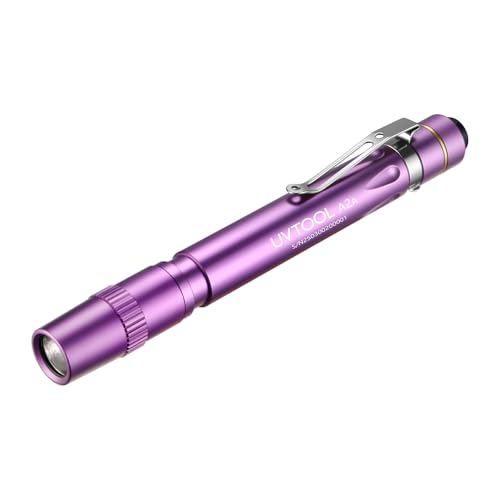 LIGHTFE UVTOOL-A2 UV-Schwarzlicht-Taschenlampe, 395 nm, hohe Leistung für Harz-Aushärtung, Haustierurin-Erkennung, Mineralfluoreszenz LIGHTFE UVTOOL-A2 UV-Schwarzlicht-Taschenlampe, 395 nm, hohe Leistung für Harz-Aushärtung, Haustierurin-Erkennung, Mineralfluoreszenz von LIGHTFE