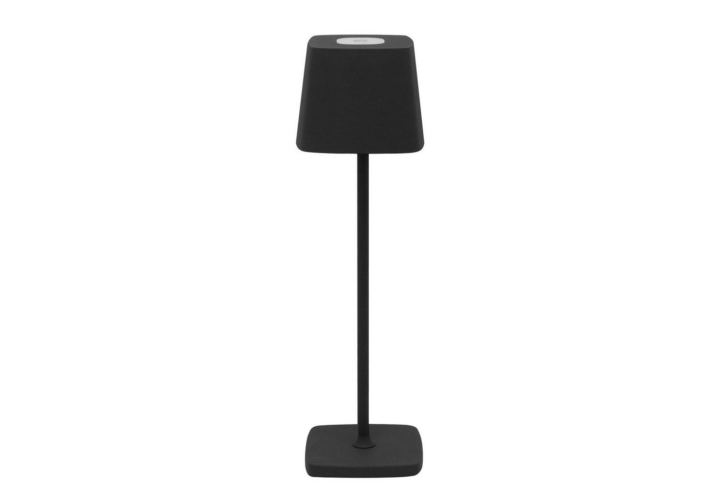 LIGHTSTUDIO Außen-Tischleuchte Tischleuchten Kabellos, Schwarz LED Tischlampe Outdoor Wohnzimmer, Schlafzimmer, Dimmbar Schreibtishlampe 5200mAh Akku, Wasserdicht von LIGHTSTUDIO