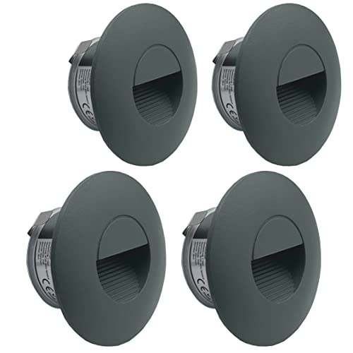LIGHTWORLD24 Welt der Lichter LED Stufen-beleuchtung Wand-einbauleuchte Einbaustrahler außen innen Wandleuchte Treppen-leuchte Licht IP65 230V Grau 4er SET LIGHTWORLD24 Welt der Lichter LED Stufen-beleuchtung Wand-einbauleuchte Einbaustrahler außen innen Wandleuchte Treppen-leuchte Licht IP65 230V Grau 4er SET von LIGHTWORLD24 Welt der Lichter