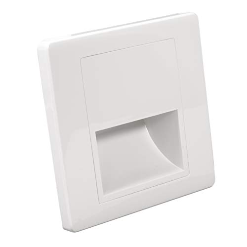 LIGHTWORLD24 Welt der Lichter LED Wandeinbauleuchte Stufenleuchte Treppenlicht Quadratisch für Einbau LED Wandleuchte Warmweiß 3000K IP30 1.5 Watt Treppenbeleuchtung Lampe Innen Weiß 230 Volt LIGHTWORLD24 Welt der Lichter LED Wandeinbauleuchte Stufenleuchte Treppenlicht Quadratisch für Einbau LED Wandleuchte Warmweiß 3000K IP30 1.5 Watt Treppenbeleuchtung Lampe Innen Weiß 230 Volt von LIGHTWORLD24 Welt der Lichter