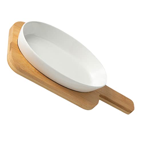 LIGIGWASH 1 Satz Keramische Auflaufform für Ofen und Mikrowelle zum Backen von Reisgerichten für Kleine und Große Zusammenkünfte von LIGIGWASH