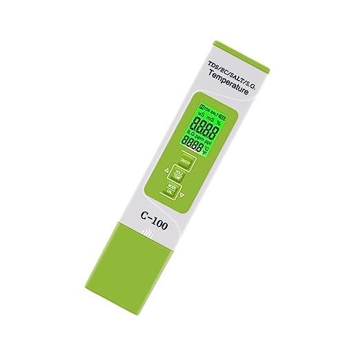 LIGIGWASH 1 Stück Wassertester für Ph Ec Temperatur Wasserqualität für Trinkwasser Aquarien Pools und Hydroponik Tragbar und Leicht zu Bedienen von LIGIGWASH
