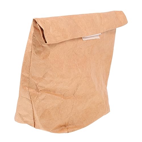 LIGIGWASH 1stück Umweltfreundliche Kraftpapier Bento Tasche Isolierte Lunch Bag Für Snacks Und Mittagessen Leicht Praktisch Für Alltag Und Picknick von LIGIGWASH