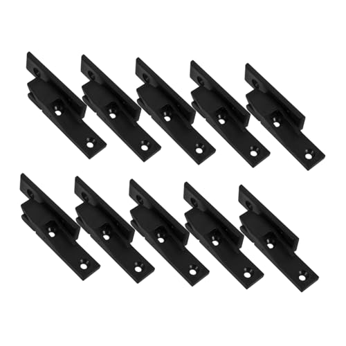 LIGIGWASH 10 Sätze Kunststoff Verbindungsclips Schnellverbinder für Möbel und Garderobenmontage Stabile Flach und Eckverbinder Einfache Installation Vielseitig Einsetzbar für Trennwände und von LIGIGWASH