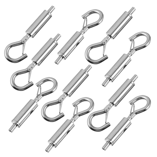LIGIGWASH 10 Stück Teiliges Edelstahl Kabelhaken mit Federspannung Langlebig und Verstellbar Vielseitige Kabelführung für Schreibtisch Wandmontage und Kabelmanagement Stabile Drahthalterung LIGIGWASH 10 Stück Teiliges Edelstahl Kabelhaken mit Federspannung Langlebig und Verstellbar Vielseitige Kabelführung für Schreibtisch Wandmontage und Kabelmanagement Stabile Drahthalterung von LIGIGWASH