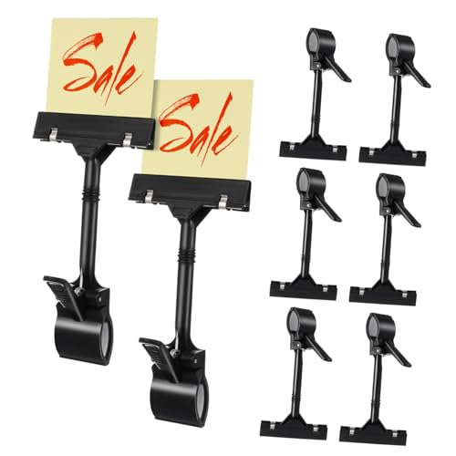 LIGIGWASH 10 Stück Teiliges Kunststoff Schildhalter Preisschildklammern Robust Drehbar Vielseitig für Warenauslage Supermarkt Ladengeschäft Regal Anzeigen LIGIGWASH 10 Stück Teiliges Kunststoff Schildhalter Preisschildklammern Robust Drehbar Vielseitig für Warenauslage Supermarkt Ladengeschäft Regal Anzeigen von LIGIGWASH
