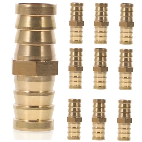 LIGIGWASH 10 Stück Teiliges Kupfer Pex Rohrverbinder Gerade Pressfitting Korrosionsbeständig Rostfrei für Schlauch Reparatur Rohrinstallationen LIGIGWASH 10 Stück Teiliges Kupfer Pex Rohrverbinder Gerade Pressfitting Korrosionsbeständig Rostfrei für Schlauch Reparatur Rohrinstallationen von LIGIGWASH