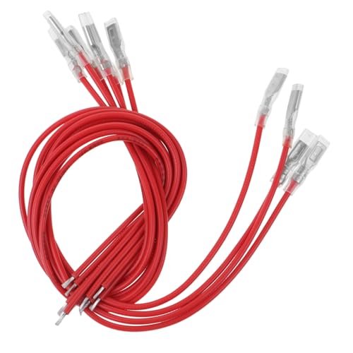 LIGIGWASH 10 Stück Teiliges Schnellverbinder mit Isolierhülse Einpolige Flachstecker mit Kabel Zuverlässige Verbindungsklemmen für Vielseitige Elektrische Anwendungen von LIGIGWASH