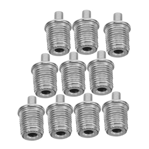 LIGIGWASH 10 Stück Teiliges Stahlseil klemmen für Lampenaufhängung Verstellbare Zugentlastung Kompakte Drahtseilhalter für Pendelleuchten Flexible Installation bei Variablen Höhen von LIGIGWASH