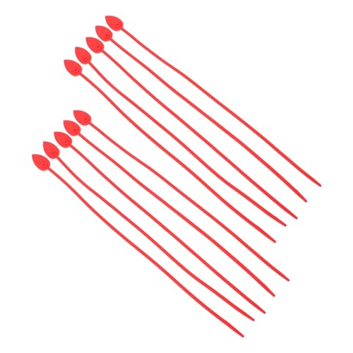 LIGIGWASH 10 Stück Wiederverwendbare Silikon Kabelbinder Flexibel Selbstsichernd Kabel Organizer für Büro Haushalt Garten Kabelmanagement Rot LIGIGWASH 10 Stück Wiederverwendbare Silikon Kabelbinder Flexibel Selbstsichernd Kabel Organizer für Büro Haushalt Garten Kabelmanagement Rot von LIGIGWASH