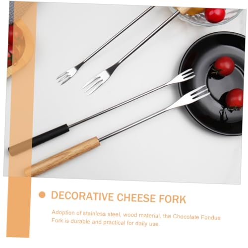 LIGIGWASH 12 Stück Teiliges Fondue aus mit Langem Griff Hitzebeständigem PP Griff als Portable Küchenhelfer für Schokolade Obst Dessert und Grillspieße von LIGIGWASH