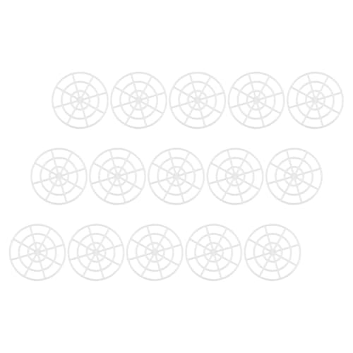 LIGIGWASH 15 Stück Teiliges Plastik pressnetz Kleines Gärpressgitter für Einmachgläser Gleichmäßige Druckverteilung für Essiggurken Gewürzgurken Sauerkraut und Fermentation zu Hause von LIGIGWASH