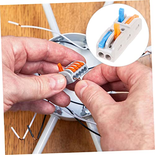 LIGIGWASH 18 Stück Teiliges Hebelkabelverbinder Kompakte Elektrische Drahtanschlussklemmen für Feste und Flexible Leiter Werkzeuglose Schnellverbindung für Heim von LIGIGWASH