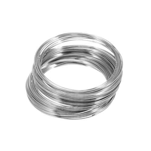 LIGIGWASH 1Rolle Metalldraht Armreif Ringe Hochwertigem für Kreative Schmuckherstellung für Frauen Langlebig Leicht Bastelprojekte von LIGIGWASH