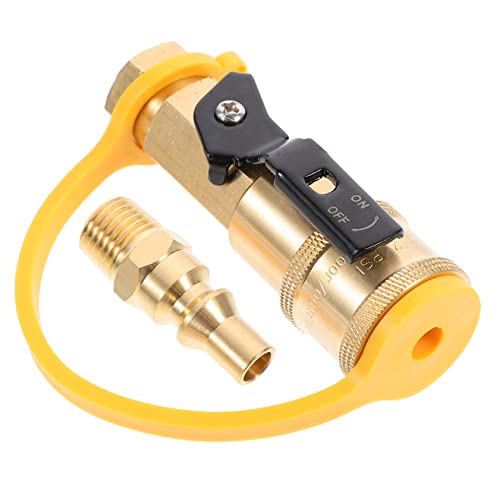 LIGIGWASH 1Stück Schlauchadapter aus Robuster Rohrverbinder für Niederdrucksysteme Hochtemperaturbeständig und Rostfrei Praktisch für Gasgrills und Heizstrahler von LIGIGWASH