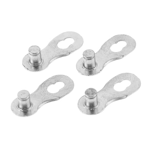 LIGIGWASH 2 Paare Fahrradketten Verbinder aus Stahl Robuste Kettenadapter Fach Mountainbikes Einfache Montage Sichere Verbindung Langlebige Fahrradkette Ersatzteile in Silber LIGIGWASH 2 Paare Fahrradketten Verbinder aus Stahl Robuste Kettenadapter Fach Mountainbikes Einfache Montage Sichere Verbindung Langlebige Fahrradkette Ersatzteile in Silber von LIGIGWASH
