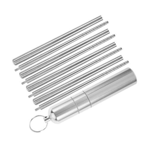 LIGIGWASH 2 Paare Tragbares Faltbares Essstäbchen Edelstahl mit Praktischem Metall etui Wiederverwendbar Robust und Leicht für Camping Wandern Geschäftsreisen und Outdoor einsatz LIGIGWASH 2 Paare Tragbares Faltbares Essstäbchen Edelstahl mit Praktischem Metall etui Wiederverwendbar Robust und Leicht für Camping Wandern Geschäftsreisen und Outdoor einsatz von LIGIGWASH
