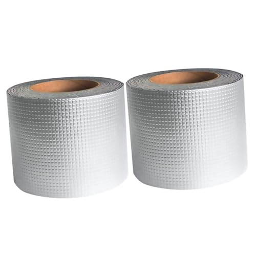 LIGIGWASH 2 Rollen Butyl Reparaturband Wasserfest UV Beständig Selbstklebend Abdichtungsklebeband für Dachfenster Rohr Leitungen Leckage Reparatur Außenbereich LIGIGWASH 2 Rollen Butyl Reparaturband Wasserfest UV Beständig Selbstklebend Abdichtungsklebeband für Dachfenster Rohr Leitungen Leckage Reparatur Außenbereich von LIGIGWASH