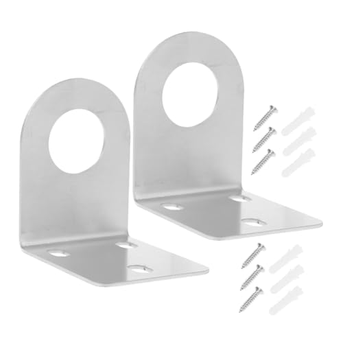 LIGIGWASH 2 Sätze Metall Wasserhahnhalterung Wandmontage Wasserfilter Hahnhalter Robuste Installation für Küche und Bad Stabiler Befestigungsbügel für Kalt und Warmwasserarmaturen LIGIGWASH 2 Sätze Metall Wasserhahnhalterung Wandmontage Wasserfilter Hahnhalter Robuste Installation für Küche und Bad Stabiler Befestigungsbügel für Kalt und Warmwasserarmaturen von LIGIGWASH