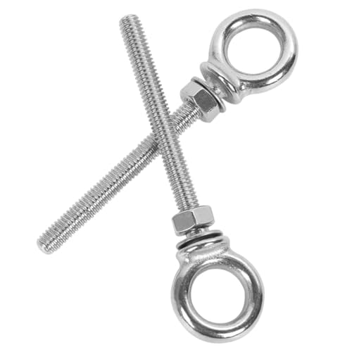 LIGIGWASH 2 Stück Edelstahl Augbolzen Lang mit Mutter Ringschraube Hochfest Rostfrei für Befestigungsaufgaben Industrie mit Präzisem Gewinde für Sicheren Halt LIGIGWASH 2 Stück Edelstahl Augbolzen Lang mit Mutter Ringschraube Hochfest Rostfrei für Befestigungsaufgaben Industrie mit Präzisem Gewinde für Sicheren Halt von LIGIGWASH