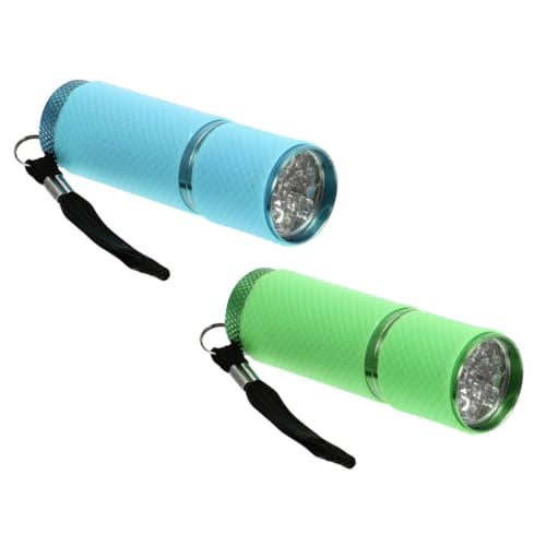LIGIGWASH 2 Stück Mask Detection Lamp UV Taschenlampe mit LED für Fluoreszenzidentifikation Tragbare UV Lampe zur Erkennung von Fluoreszenzmitteln Handliches Mask Identification Tool in von LIGIGWASH