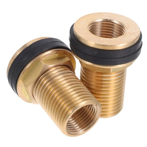 LIGIGWASH 2 Stück Messing Adapter mit Gummidichtung Gewindefitting für Wassertanks Aquarien Fässer und Badewannen aus Präzise Gefertigtem Rostfreiem Messing Vielseitiger Rohrverbinder LIGIGWASH 2 Stück Messing Adapter mit Gummidichtung Gewindefitting für Wassertanks Aquarien Fässer und Badewannen aus Präzise Gefertigtem Rostfreiem Messing Vielseitiger Rohrverbinder von LIGIGWASH